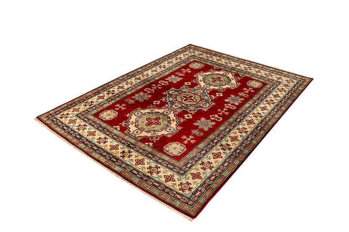 Dark Red Kazak 4' 10 x 6' 6 - No. 67977 - ALRUG Rug Store