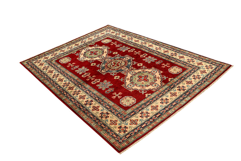 Dark Red Kazak 4' 10 x 6' 6 - No. 67977 - ALRUG Rug Store