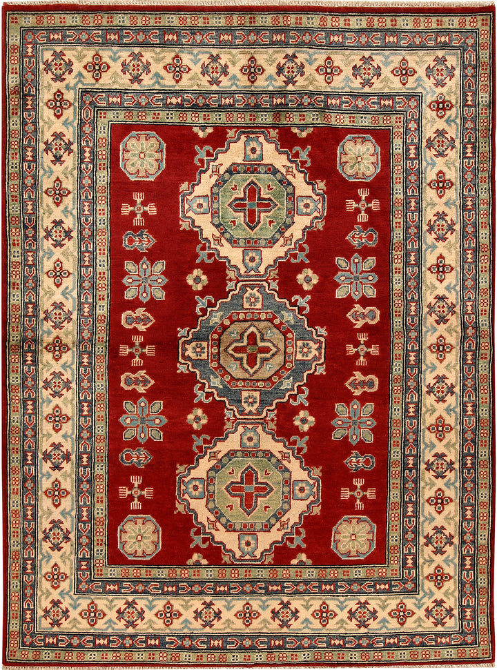 Dark Red Kazak 4' 10 x 6' 6 - No. 67977 - ALRUG Rug Store