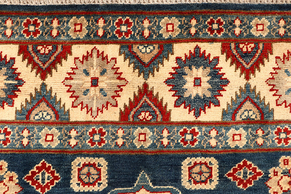 Dark Slateblue Kazak 4' 9 x 6' 7 - No. 67978 - ALRUG Rug Store