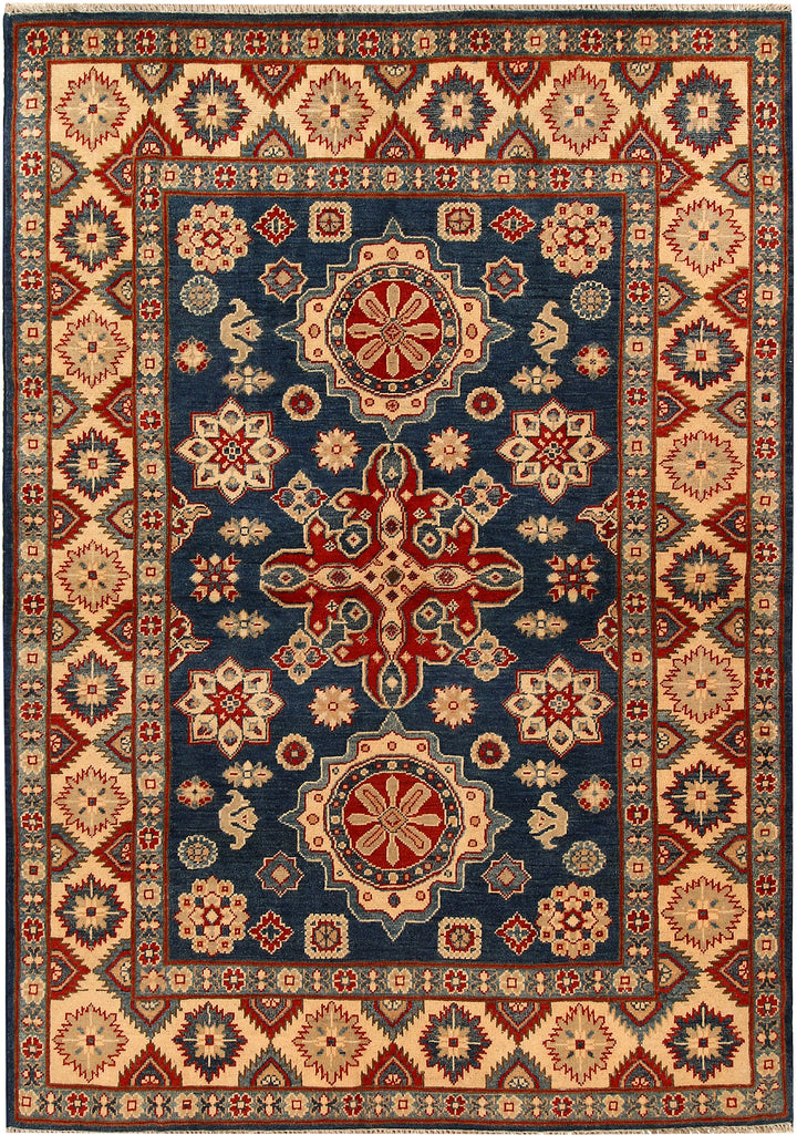 Dark Slateblue Kazak 4' 9 x 6' 7 - No. 67978 - ALRUG Rug Store