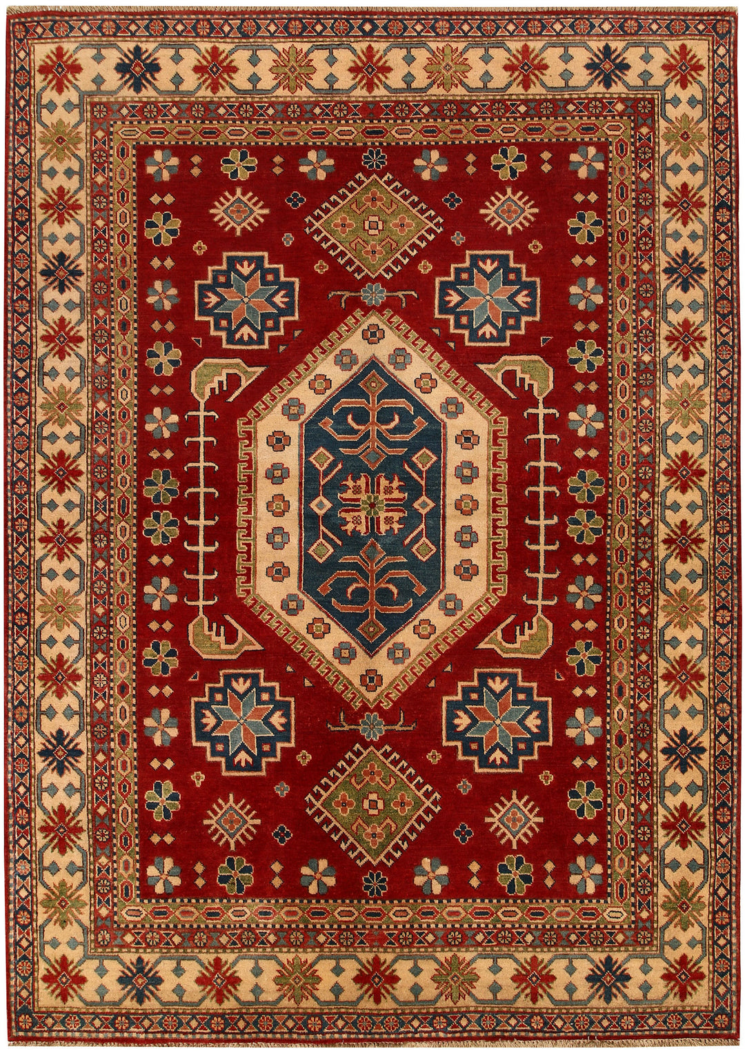 Dark Red Kazak 6' x 8' 6 - No. 67979 - ALRUG Rug Store