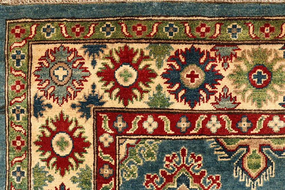 Light Slate Grey Kazak 5' 7 x 7' 8 - No. 67980 - ALRUG Rug Store