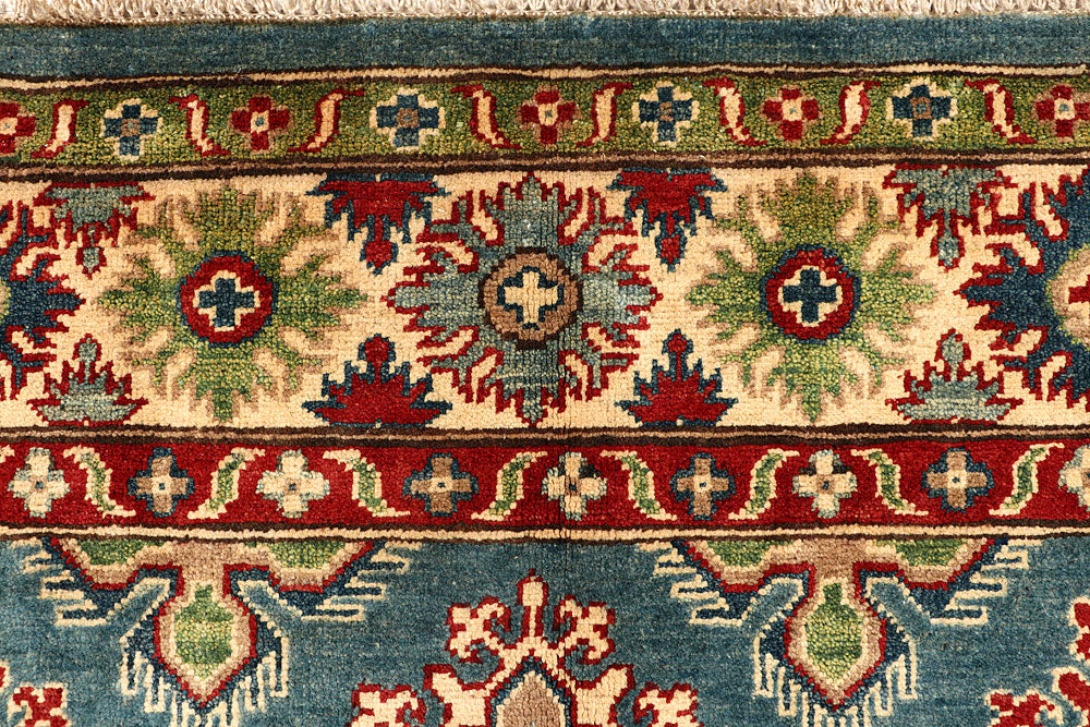 Light Slate Grey Kazak 5' 7 x 7' 8 - No. 67980 - ALRUG Rug Store