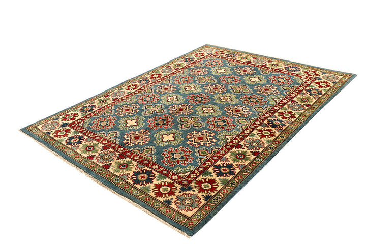 Light Slate Grey Kazak 5' 7 x 7' 8 - No. 67980 - ALRUG Rug Store