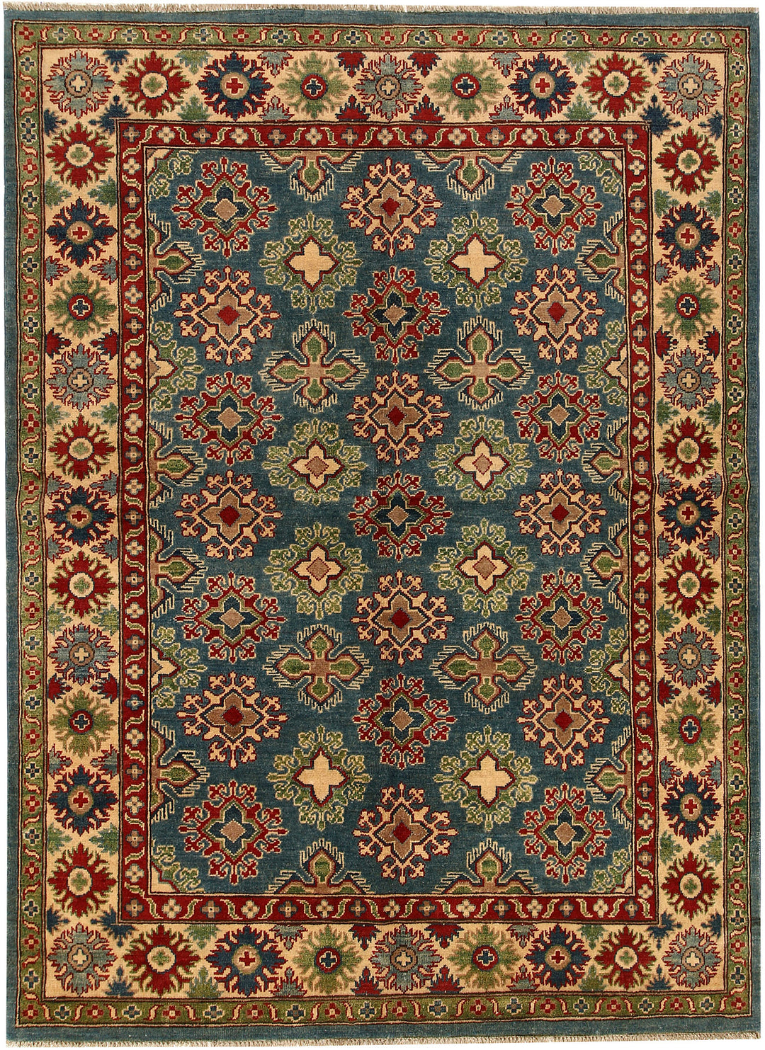Light Slate Grey Kazak 5' 7 x 7' 8 - No. 67980 - ALRUG Rug Store