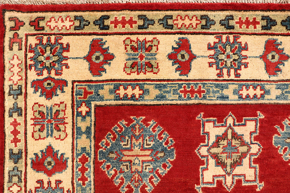 Dark Red Kazak 5' 6 x 8' 3 - No. 67981 - ALRUG Rug Store