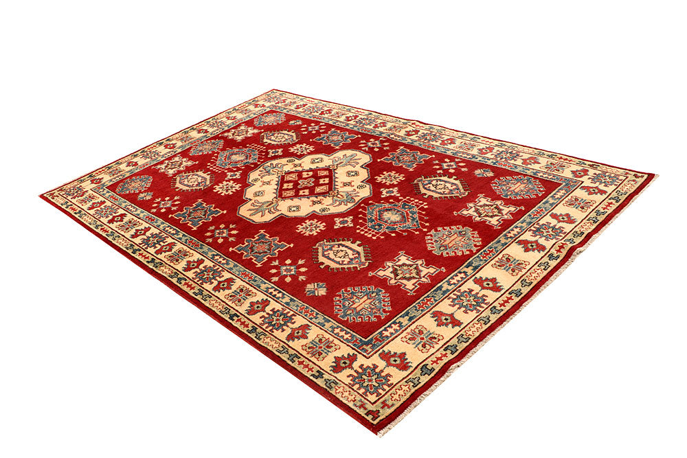 Dark Red Kazak 5' 6 x 8' 3 - No. 67981 - ALRUG Rug Store