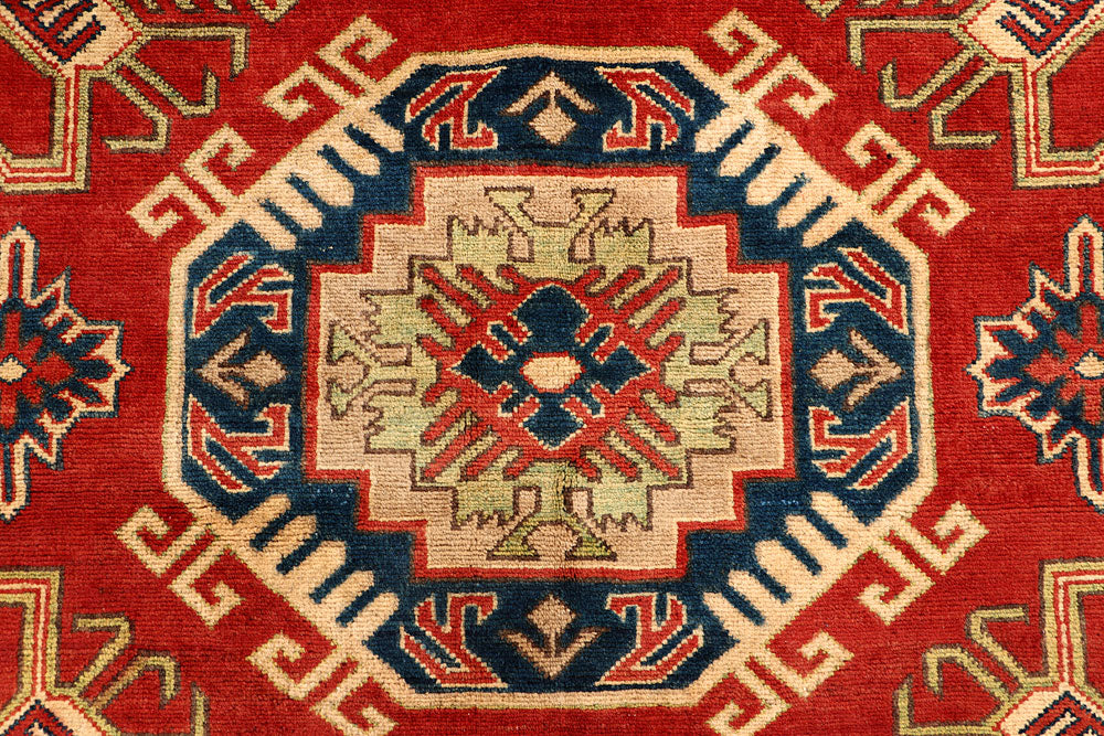 Red Kazak 5' 7 x 7' 5 - No. 67982 - ALRUG Rug Store