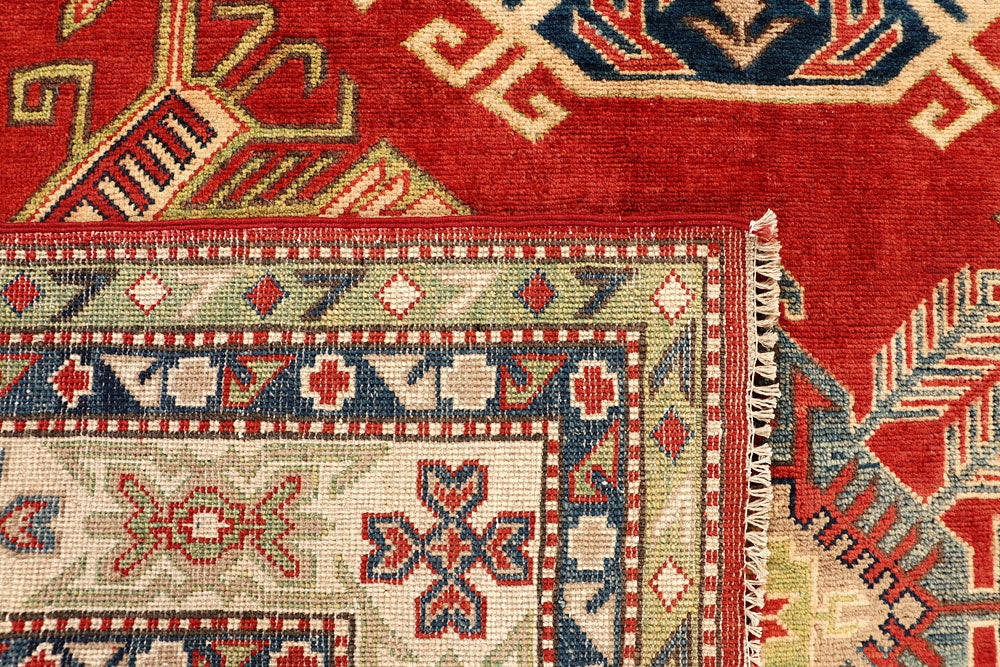 Red Kazak 5' 7 x 7' 5 - No. 67982 - ALRUG Rug Store
