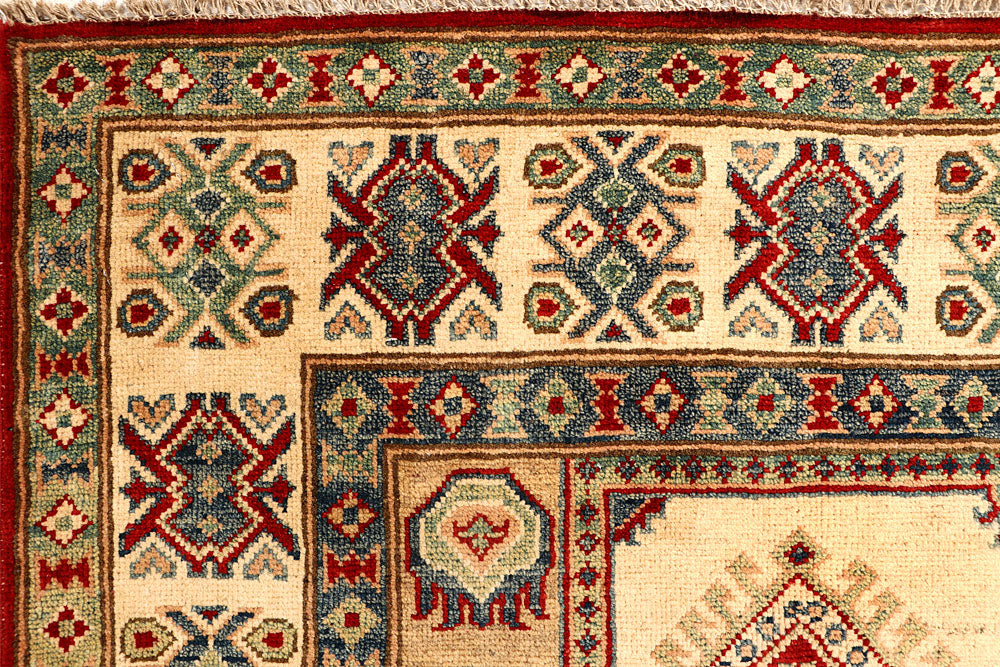 Multi Colored Kazak 5' 6 x 7' 9 - No. 67983 - ALRUG Rug Store
