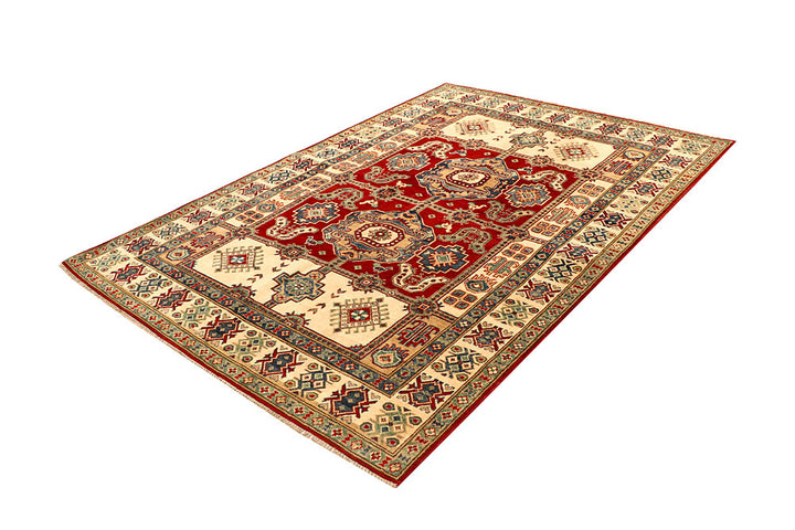 Multi Colored Kazak 5' 6 x 7' 9 - No. 67983 - ALRUG Rug Store