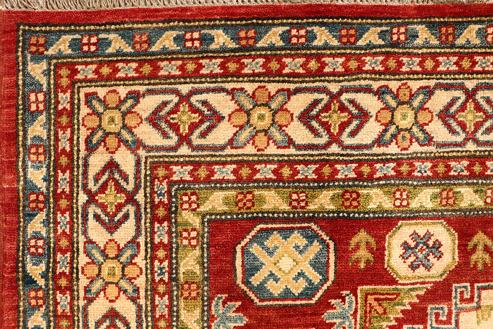 Firebrick Kazak 4' 10 x 7' 1 - No. 67984 - ALRUG Rug Store