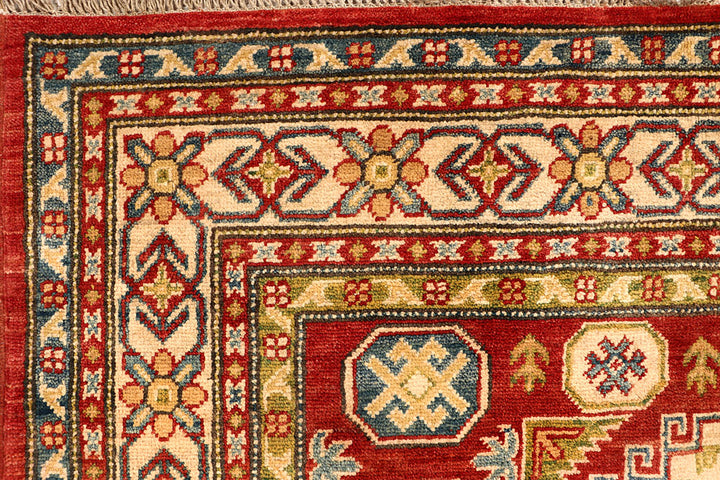 Firebrick Kazak 4' 10 x 7' 1 - No. 67984 - ALRUG Rug Store