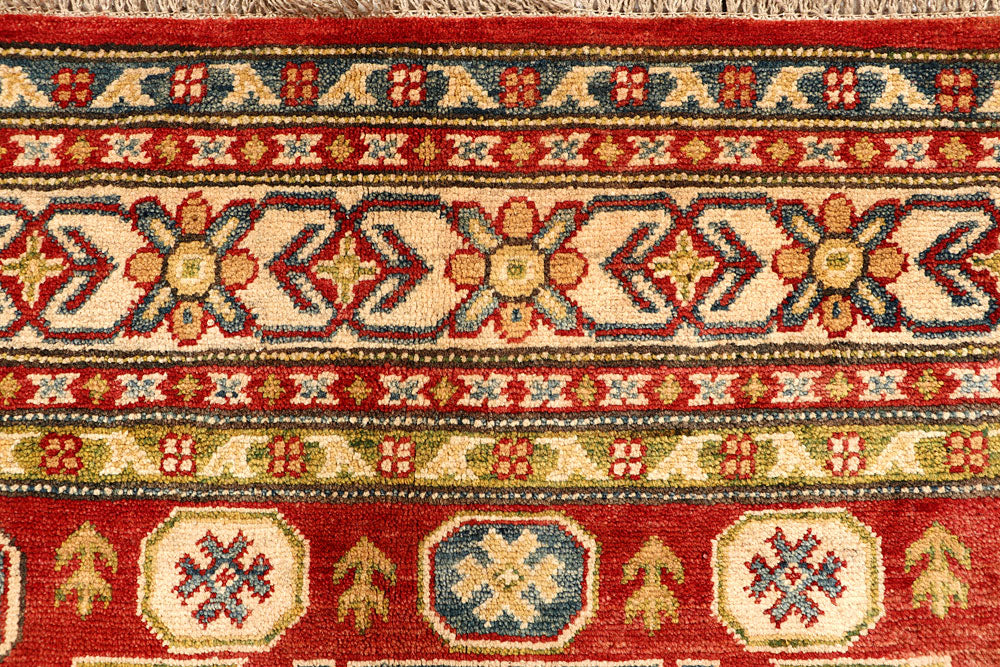 Firebrick Kazak 4' 10 x 7' 1 - No. 67984 - ALRUG Rug Store