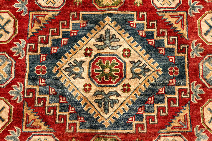 Firebrick Kazak 4' 10 x 7' 1 - No. 67984 - ALRUG Rug Store