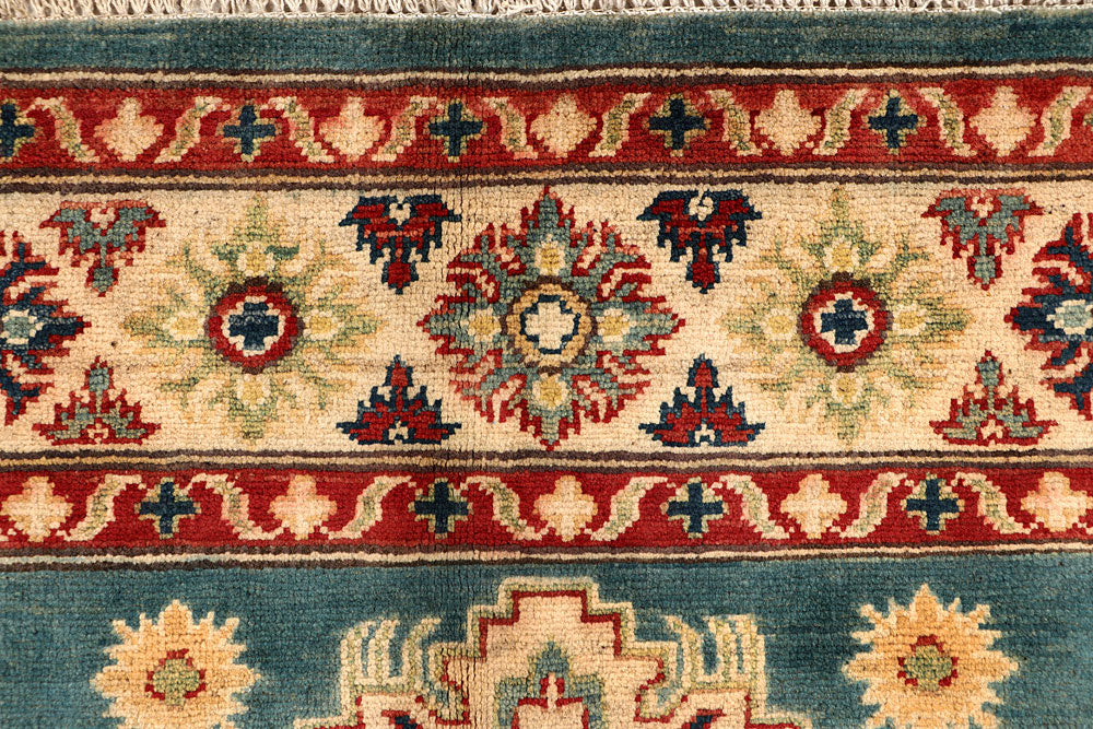 Light Slate Grey Kazak 4' 11 x 6' 11 - No. 67985 - ALRUG Rug Store