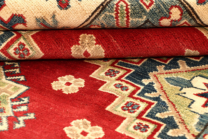 Dark Red Kazak 6' 8 x 9' 5 - No. 67986 - ALRUG Rug Store