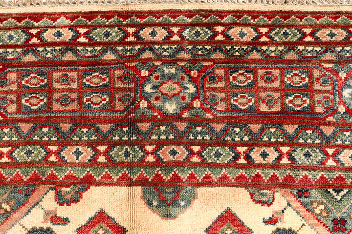 Bisque Kazak 6' 8 x 10' 1 - No. 67987 - ALRUG Rug Store