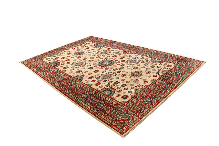 Bisque Kazak 6' 8 x 10' 1 - No. 67987 - ALRUG Rug Store