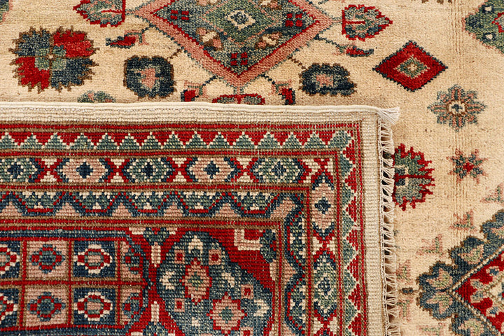 Bisque Kazak 6' 8 x 10' 1 - No. 67987 - ALRUG Rug Store