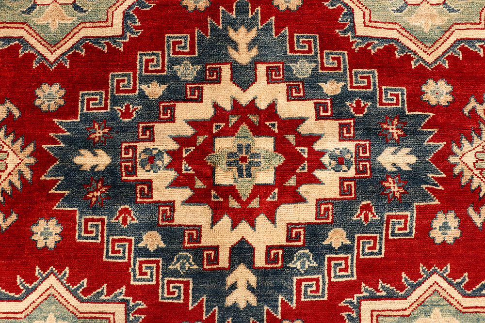 Dark Red Kazak 6' 9 x 9' 3 - No. 67988 - ALRUG Rug Store