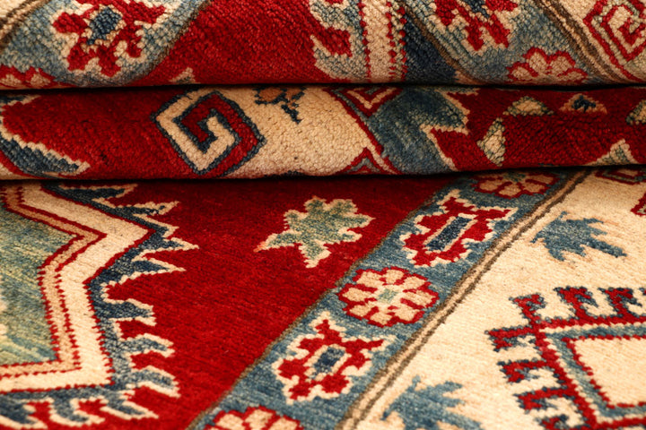 Dark Red Kazak 6' 9 x 9' 3 - No. 67988 - ALRUG Rug Store