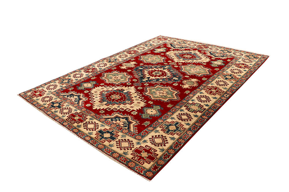 Dark Red Kazak 6' 9 x 9' 3 - No. 67988 - ALRUG Rug Store