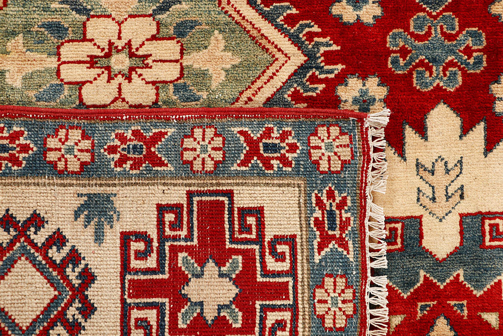 Dark Red Kazak 6' 9 x 9' 3 - No. 67988 - ALRUG Rug Store