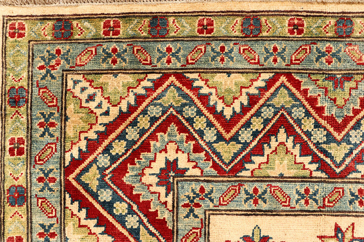 Bisque Kazak 6' 4 x 9' 8 - No. 67990 - ALRUG Rug Store