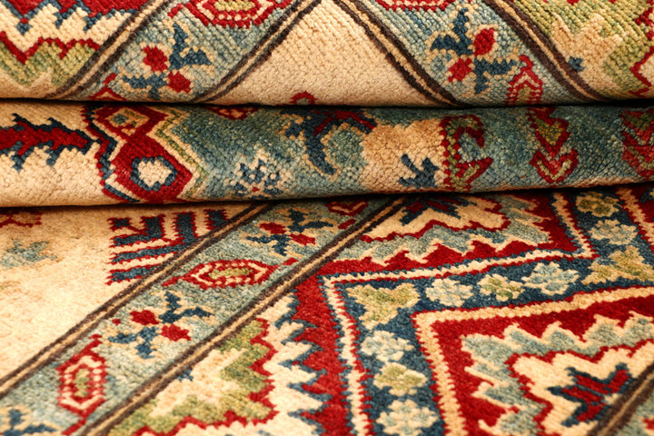 Bisque Kazak 6' 4 x 9' 8 - No. 67990 - ALRUG Rug Store
