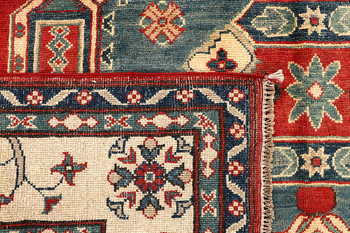 Light Slate Grey Kazak 6' x 9' 1 - No. 67991 - ALRUG Rug Store