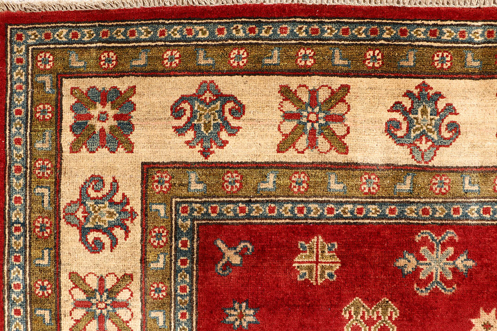 Dark Red Kazak 6' 6 x 10' 1 - No. 67992 - ALRUG Rug Store