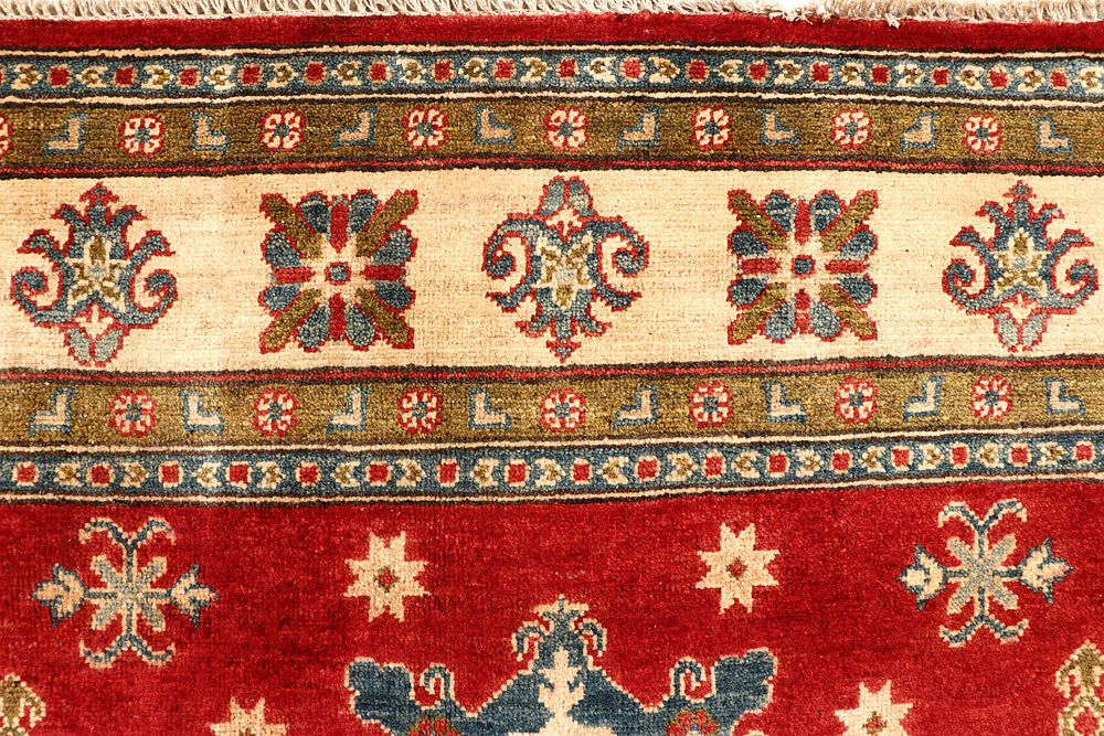 Dark Red Kazak 6' 6 x 10' 1 - No. 67992 - ALRUG Rug Store