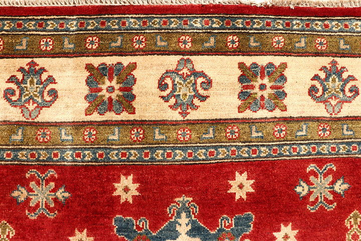 Dark Red Kazak 6' 6 x 10' 1 - No. 67992 - ALRUG Rug Store