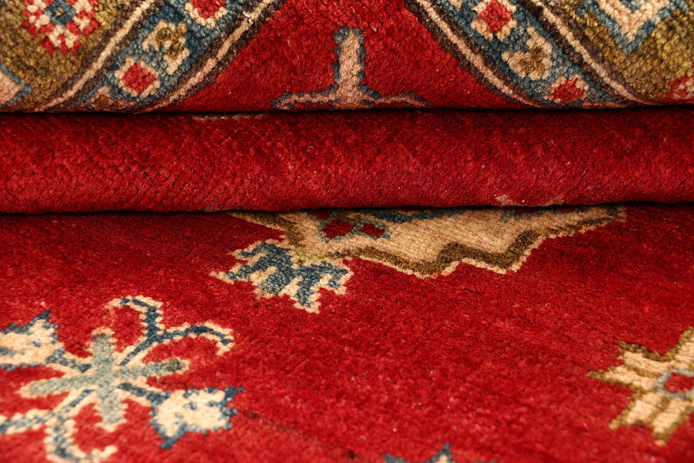 Dark Red Kazak 6' 6 x 10' 1 - No. 67992 - ALRUG Rug Store