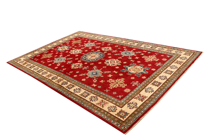 Dark Red Kazak 6' 6 x 10' 1 - No. 67992 - ALRUG Rug Store
