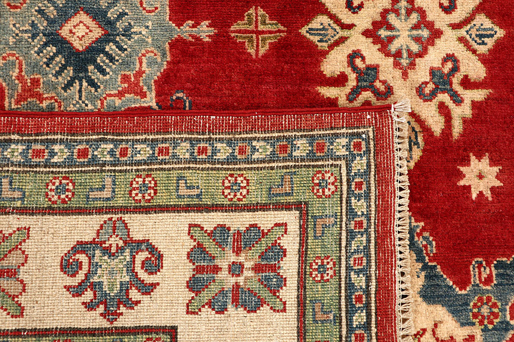 Dark Red Kazak 6' 6 x 10' 1 - No. 67992 - ALRUG Rug Store