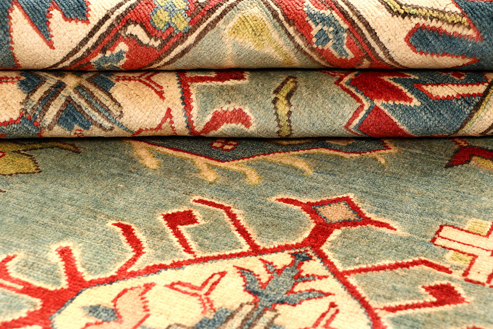 Silver Kazak 6' 8 x 8' 11 - No. 67993 - ALRUG Rug Store