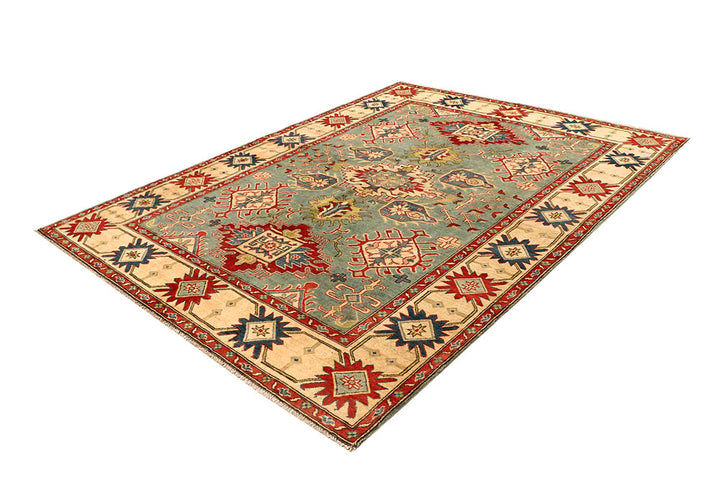 Silver Kazak 6' 8 x 8' 11 - No. 67993 - ALRUG Rug Store