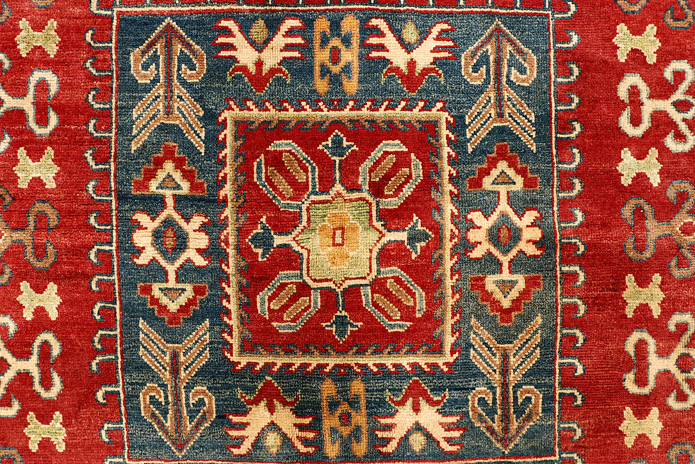 Dark Red Kazak 6' 6 x 10' 2 - No. 67994 - ALRUG Rug Store