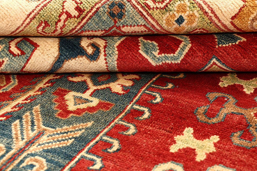 Dark Red Kazak 6' 6 x 10' 2 - No. 67994 - ALRUG Rug Store