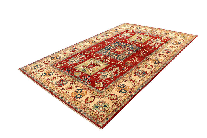 Dark Red Kazak 6' 6 x 10' 2 - No. 67994 - ALRUG Rug Store