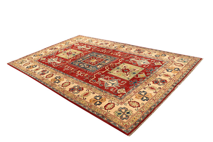 Dark Red Kazak 6' 6 x 10' 2 - No. 67994 - ALRUG Rug Store