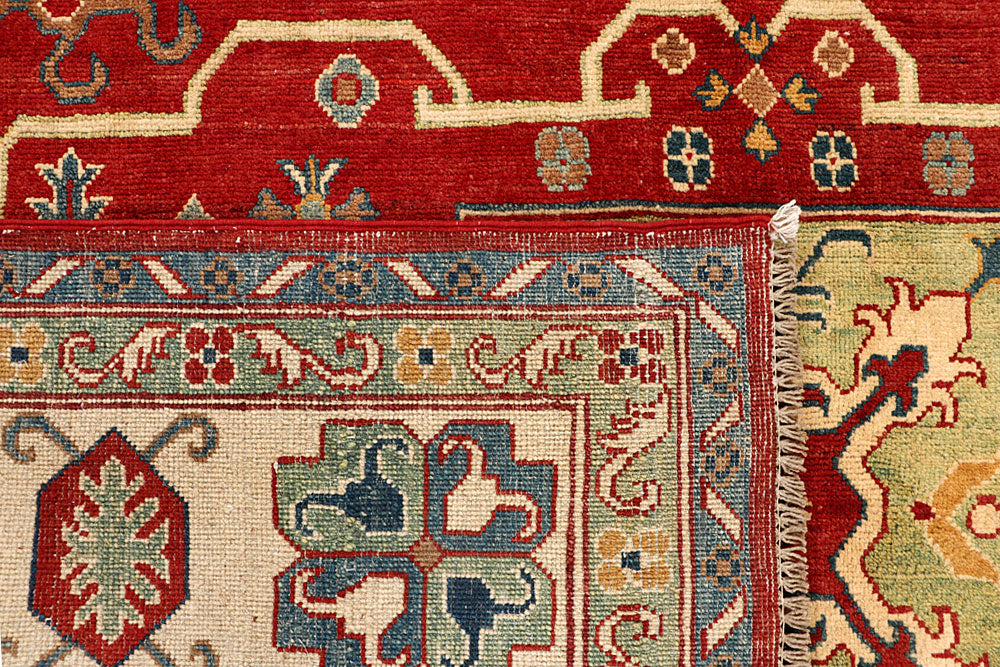 Dark Red Kazak 6' 6 x 10' 2 - No. 67994 - ALRUG Rug Store