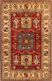 Dark Red Kazak 6' 6 x 10' 2 - No. 67994 - ALRUG Rug Store