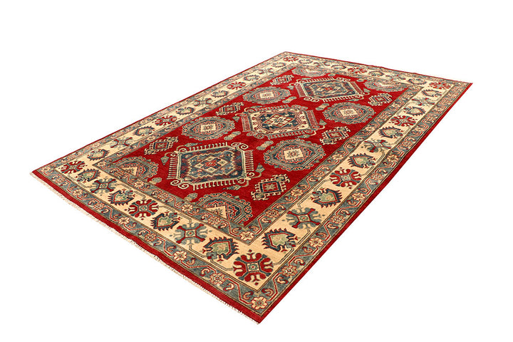 Dark Red Kazak 6' 6 x 9' 8 - No. 67995 - ALRUG Rug Store