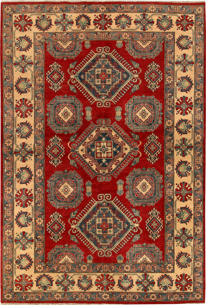 Dark Red Kazak 6' 6 x 9' 8 - No. 67995 - ALRUG Rug Store