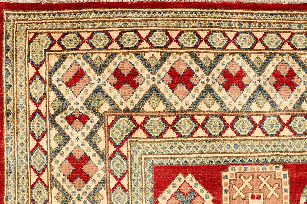 Dark Red Kazak 6' 7 x 9' 7 - No. 67996 - ALRUG Rug Store