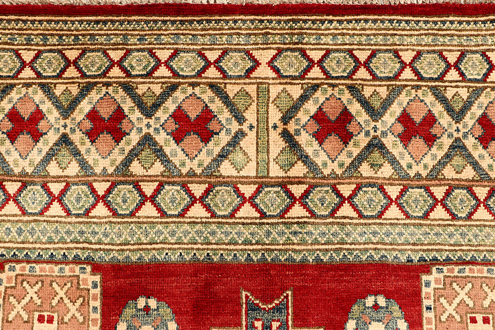 Dark Red Kazak 6' 7 x 9' 7 - No. 67996 - ALRUG Rug Store